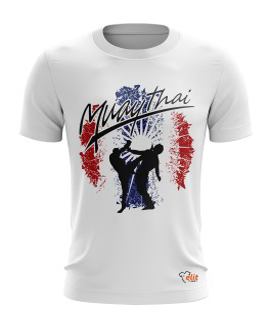Muay Thai Baskılı  Penye Tişört