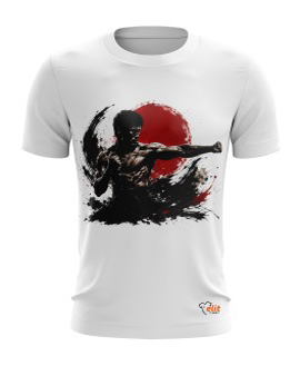 Bruce Lee Baskılı Yetişkin Penye Tişört